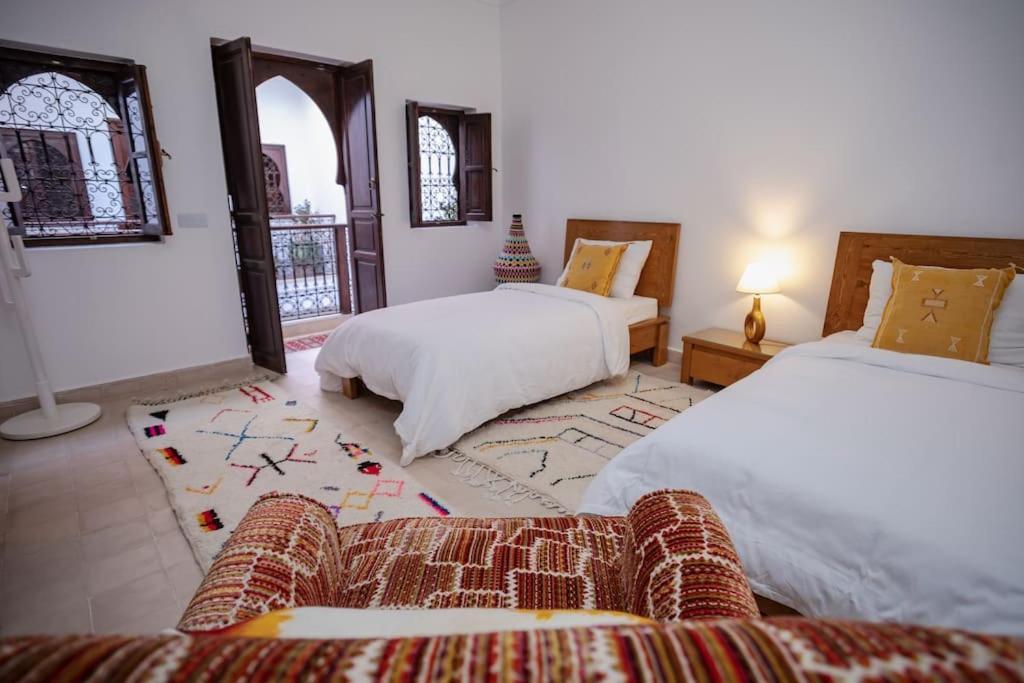 Paisible Riad Privatif Au Coeur De Marrakech مراكش المظهر الخارجي الصورة